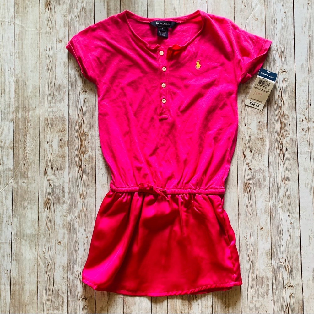 NWT Ralph Lauren sz 5 girls pink dress